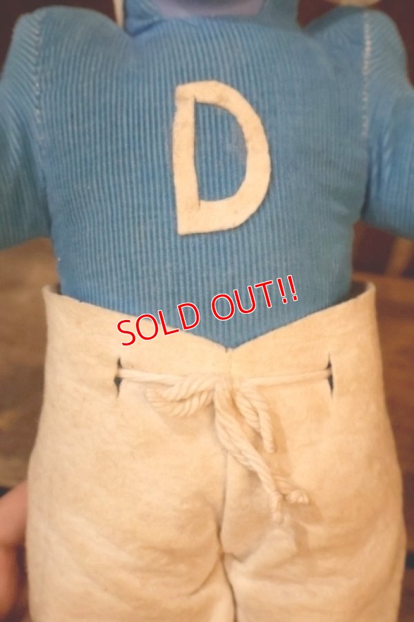 画像5: ct-260106-27 Duke University 1950's-1960's Duke Blue Devils Rubber Face Doll