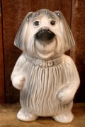 ct-260106-03 FORD / 1950's-1960's Shaggy Dog Ceramic Coin Bank