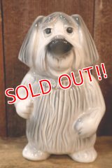 ct-260106-03 FORD / 1950's-1960's Shaggy Dog Ceramic Coin Bank