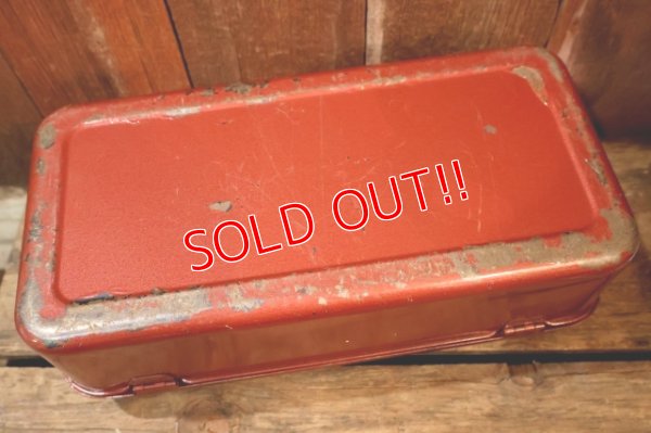 画像11: dp-260106-05 1970's? METAL TACKLE BOX 