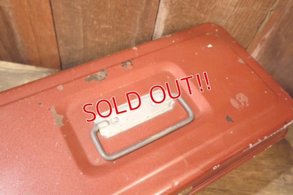 画像4: dp-260106-05 1970's? METAL TACKLE BOX 