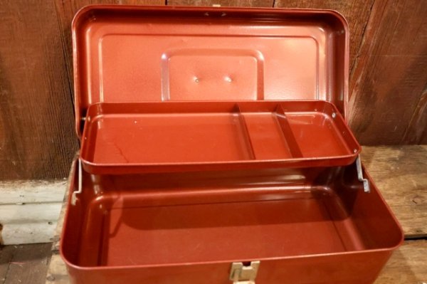 画像5: dp-260106-05 1970's? METAL TACKLE BOX 