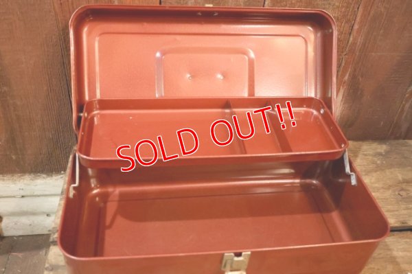 画像5: dp-260106-05 1970's? METAL TACKLE BOX 