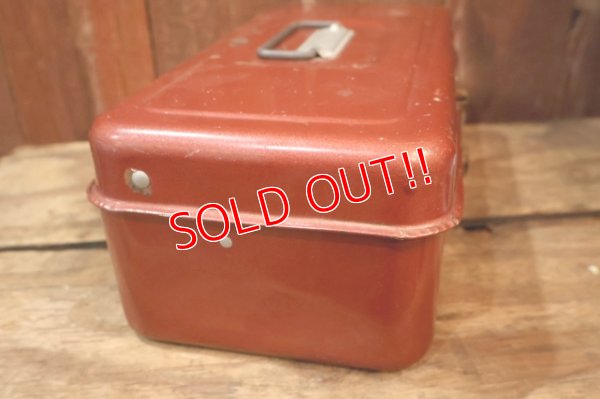 画像8: dp-260106-05 1970's? METAL TACKLE BOX 