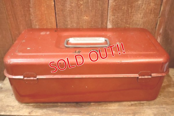 画像9: dp-260106-05 1970's? METAL TACKLE BOX 
