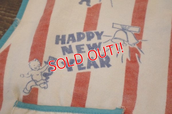 画像4: dp-251010-15 Unknown HAPPY NEW YEAR Kids Apron