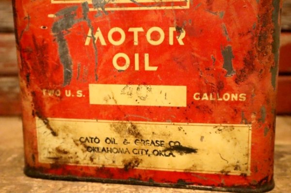 画像3: dp-240508-37 CATO OIL & GREASE CO. FILMOIL MOTOR OIL TWO U.S. GALLONS CAN