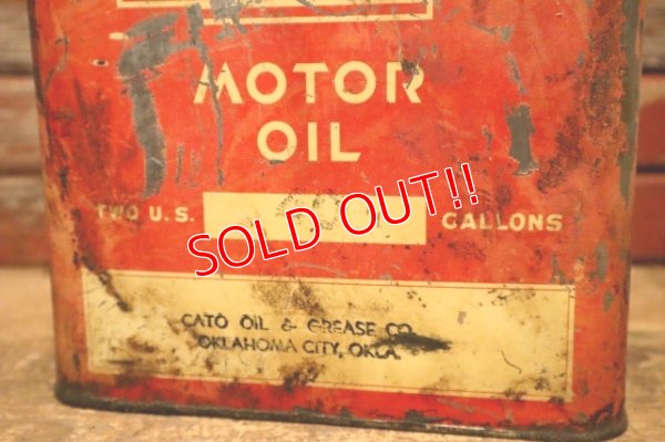画像3: dp-240508-37 CATO OIL & GREASE CO. FILMOIL MOTOR OIL TWO U.S. GALLONS CAN
