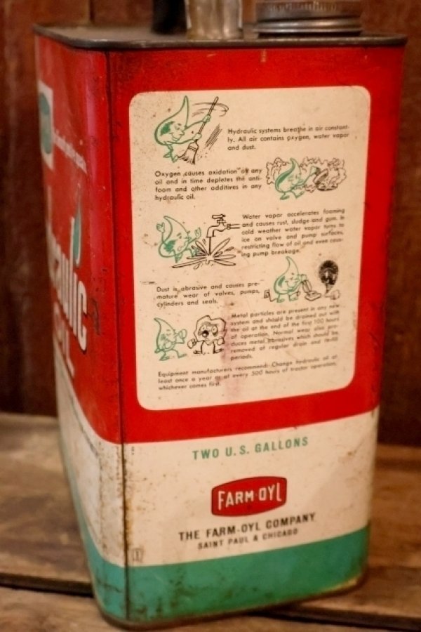 画像6: dp-250618-28 THE FARM-OYL COMPANY 2 U.S.GALLONS HYDRAULIC OIL CAN