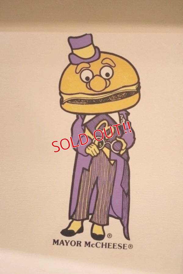 画像2: ct-260106-09 McDonald's / 1970's Plastic Food Tray "Mayor McCheese"