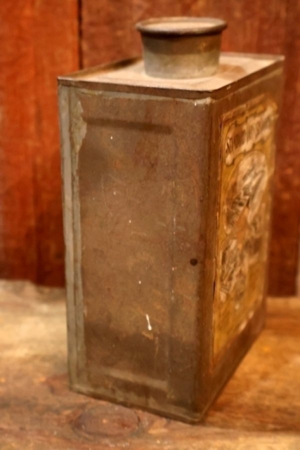 画像9: dp-251008-87 STANDARD VARNISH WORKS 1910's-1920's Auto-Car Light Red Rubbing Vanish Can