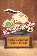 ct-251201-56 Snoopy / AVIVA 1970's Trophy " World's Greatest Soccer Player"