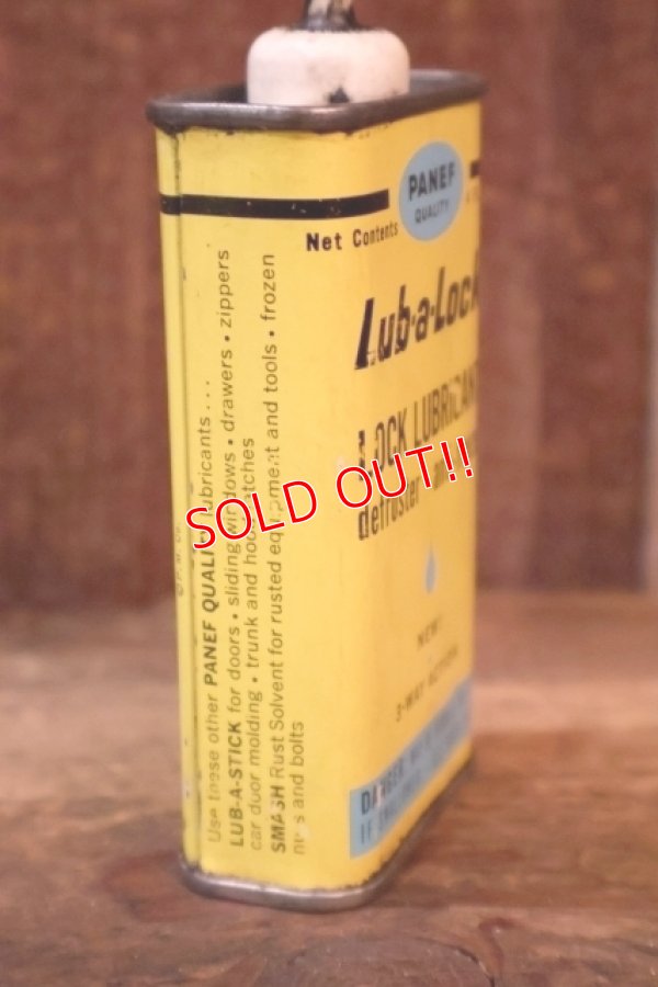 画像4: dp-251201-12 PANEF Lub-a-Lock LOCK LUBRICANT defroster anti-freeze Handy Oil Can