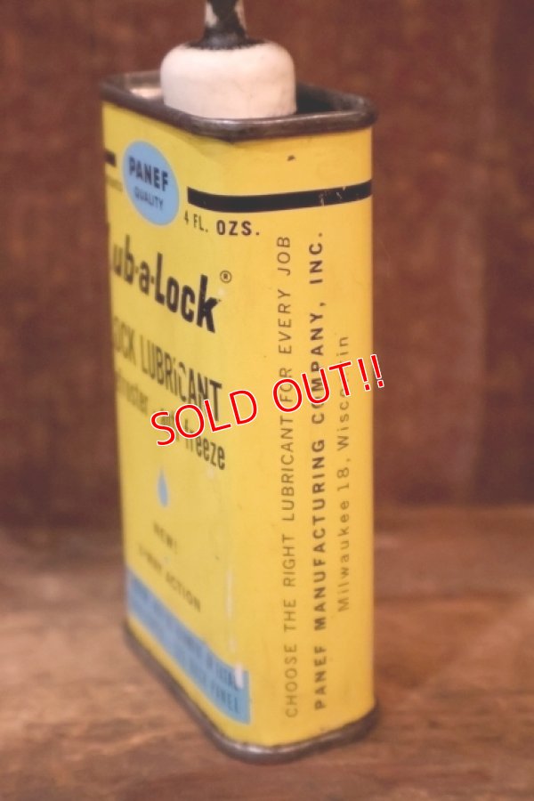 画像3: dp-251201-12 PANEF Lub-a-Lock LOCK LUBRICANT defroster anti-freeze Handy Oil Can