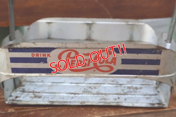 画像3: dp-260204-23 PEPSI-COLA 1950's Metal Bottle Carrier