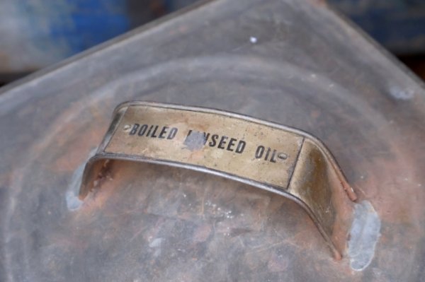画像10: dp-260204-59 NATIONAL LEAD COMPANY 1920's-1930's PURE LINSEED OIL 38 POUNDS CAN