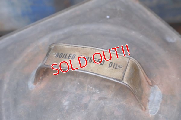 画像10: dp-260204-59 NATIONAL LEAD COMPANY 1920's-1930's PURE LINSEED OIL 38 POUNDS CAN