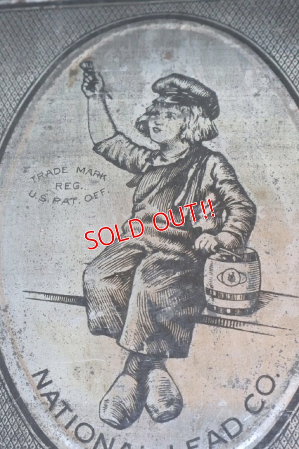 画像4: dp-260204-59 NATIONAL LEAD COMPANY 1920's-1930's PURE LINSEED OIL 38 POUNDS CAN