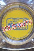 dp-260204-60 THE BEST Western MOTELS VINTAGE GLASS ASHTRAY