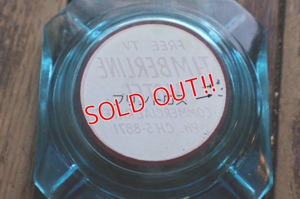 画像5: dp-260204-60 TIMBERLINE MOTEL VINTAGE GLASS ASHTRAY