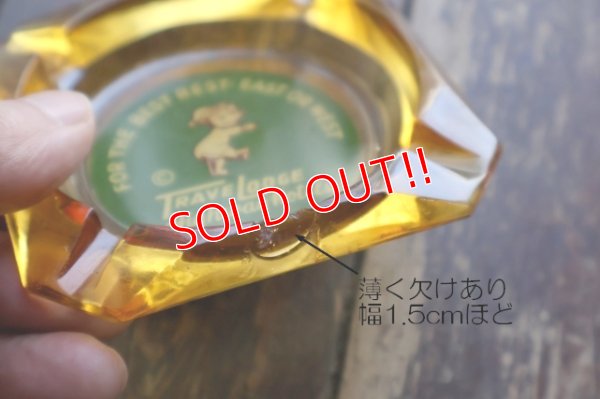 画像3: dp-260204-60 TRAVELODGE VINTAGE GLASS ASHTRAY