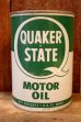 画像1: dp-260204-86 QUAKER STATE 1950's-1960's MOTOR OIL ONE U.S. QUART CAN (1)