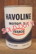dp-260204-108 TEXACO / HAVOLINE MOTOR OIL ONE U.S. QUART CAN