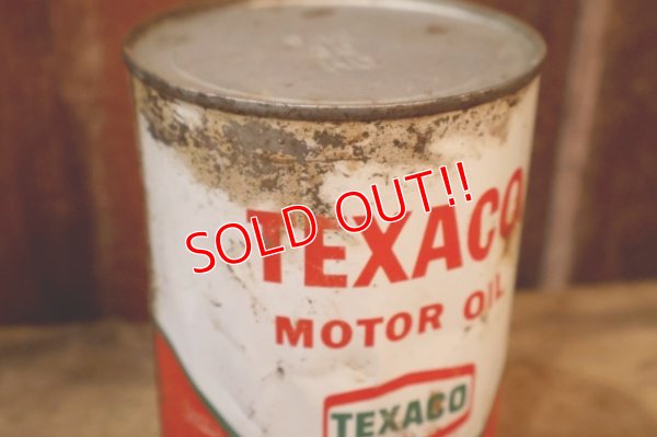 画像2: dp-260204-109 TEXACO / MOTOR OIL ONE U.S. QUART CAN