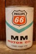 画像1: dp-260204-89 DU PONT / PHILLIPS 66 / MM MOTOR OIL ONE U.S. QUART CAN (1)