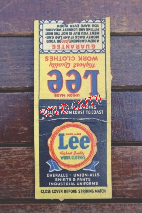 画像1: dp-260204-120 Lee 1940's-1950's Match Book