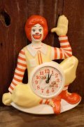 ct-260204-03  McDonald's / Ronald McDonald 1980's Wall Clock