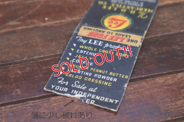 画像3: dp-260204-120 THE H.D. LEE MERCANTILE CO. 1930's-1940's  Match Book
