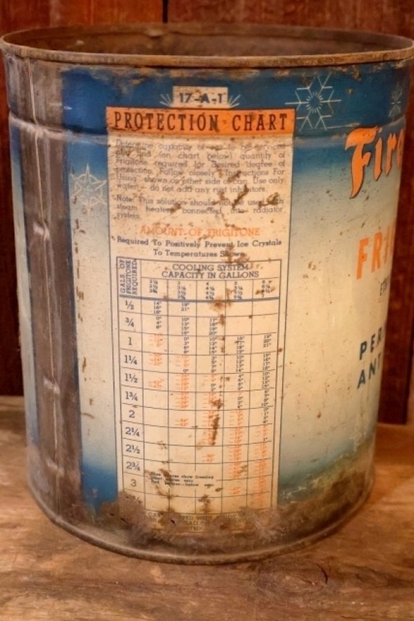 画像5: dp-260204-66 Firestone FRIGITONE PERMANENT ANTI-FREEZE ONE U.S. GALLON CAN