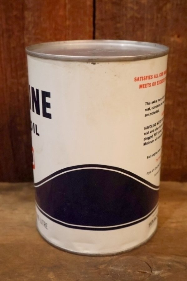 画像3: dp-260204-108 TEXACO / HAVOLINE MOTOR OIL ONE U.S. QUART CAN