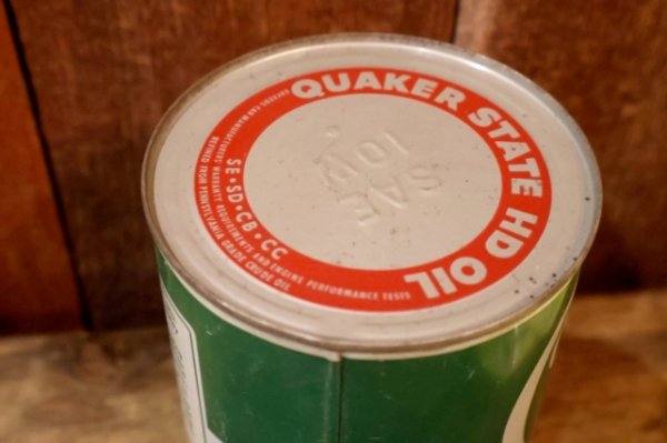 画像5: dp-260204-86 QUAKER STATE 1950's-1960's MOTOR OIL ONE U.S. QUART CAN