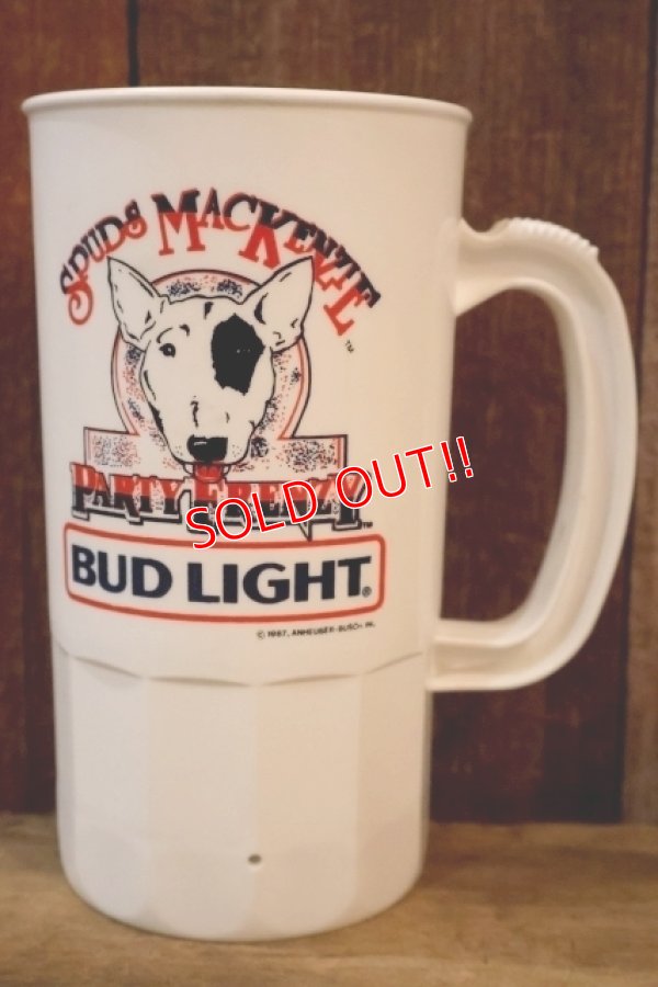 画像1: ct-260204-10 BUD LIGHT 1987 SPUDS MACKENZIE Plastic Mug