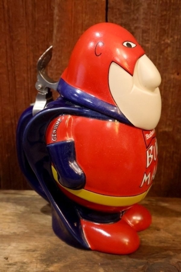 画像4: ct-260106-15 Budweiser / BUD MAN 1980's Ceramic Stein Beer Mug