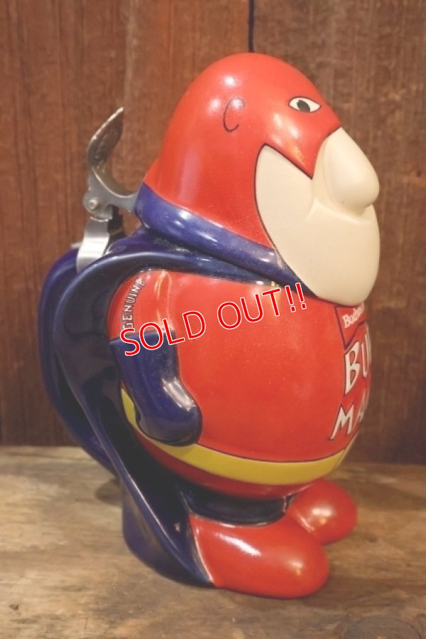 画像4: ct-260106-15 Budweiser / BUD MAN 1980's Ceramic Stein Beer Mug