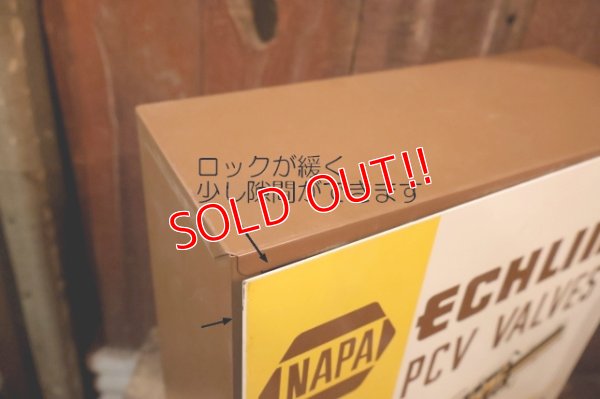画像7: dp-260204-22 NAPA ECHLIN PCV VALVES 1960's Metal Cabinet
