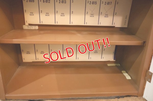 画像10: dp-260204-22 NAPA ECHLIN PCV VALVES 1960's Metal Cabinet