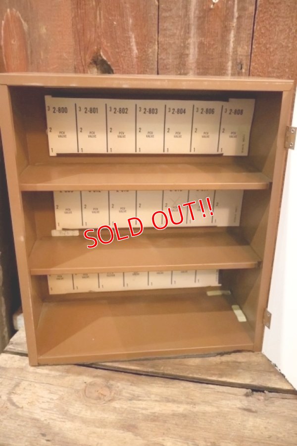 画像8: dp-260204-22 NAPA ECHLIN PCV VALVES 1960's Metal Cabinet