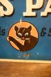画像4: dp-260204-06 CAT'S PAW Rubber Heels 1940's Advertising Metal Sign (4)