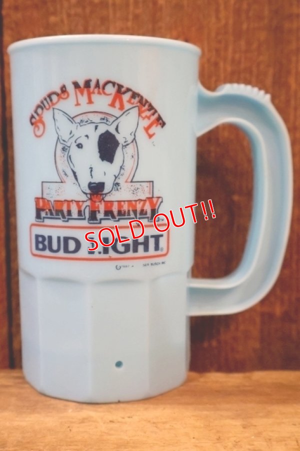 画像1: ct-260204-09 BUD LIGHT 1987 SPUDS MACKENZIE Plastic Mug
