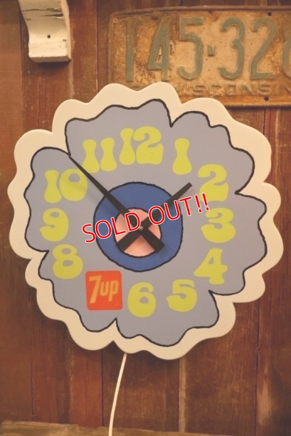 画像1: dp-260204-47 7 Up × Peter Max / 1970's Wall Clock