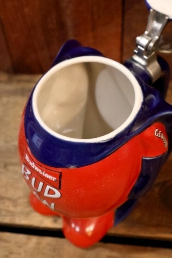 画像7: ct-260106-15 Budweiser / BUD MAN 1980's Ceramic Stein Beer Mug