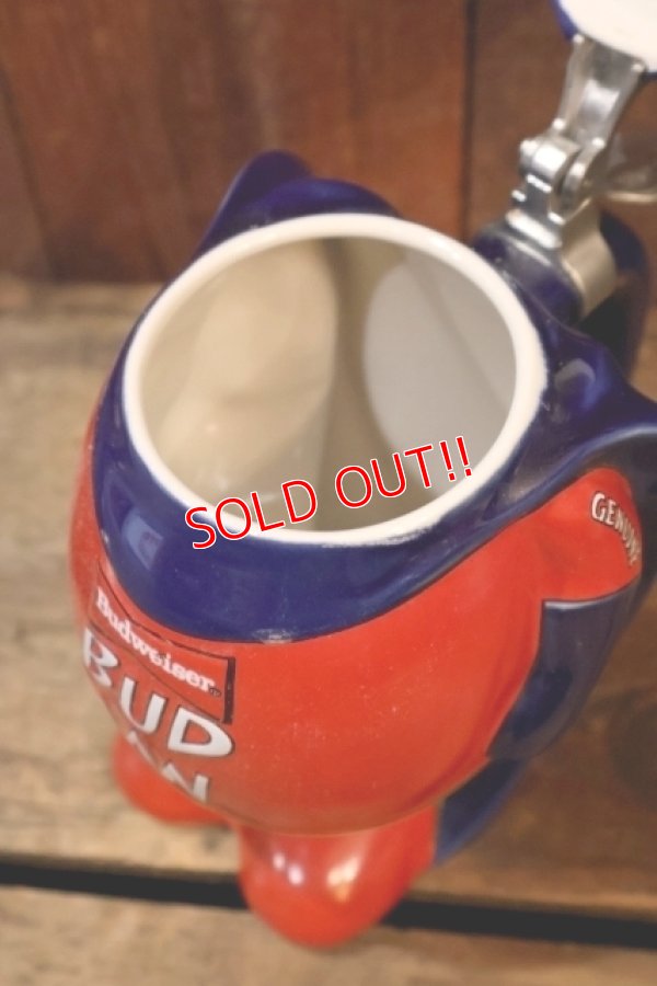 画像7: ct-260106-15 Budweiser / BUD MAN 1980's Ceramic Stein Beer Mug