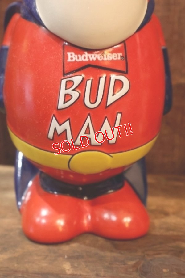 画像3: ct-260106-15 Budweiser / BUD MAN 1980's Ceramic Stein Beer Mug