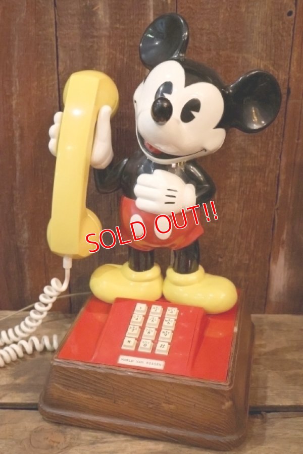 画像1: ct-260106-14 Mickey Mouse / 1970's Telephone