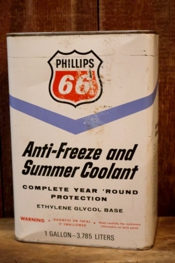 画像1: dp-260204-72 PHILLIPS 66 Anti-Freeze and Summer Coolant ONE U.S. GALLON CAN