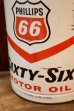 画像2: dp-260204-92 PHILLIPS 66 SIXTY-SIX MOTOR OIL ONE U.S. GALLON CAN (2)